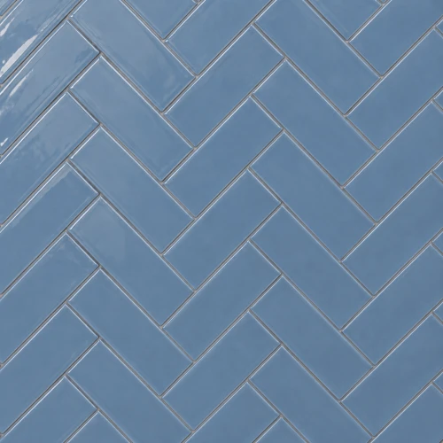 Handvorm Frans Blauw Glans 7,5 x 30
